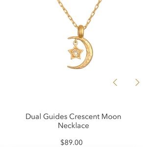 Crescent moon necklace from Satya Jewelry. Necklace in perfect condition.🌙🌙